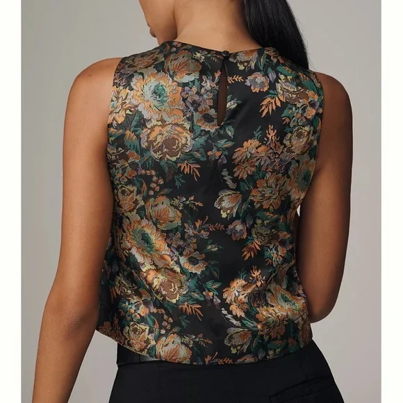 Anthropologie Jacquard Shell Top - Picture 2 of 8